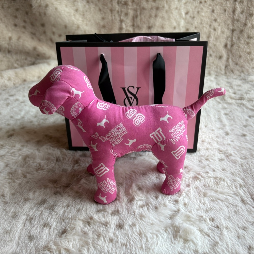 Pink Dog Plush Toy